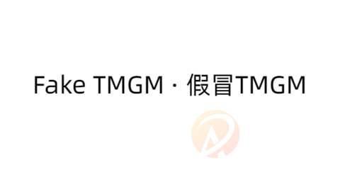 Fake TMGM · 假冒TMGM